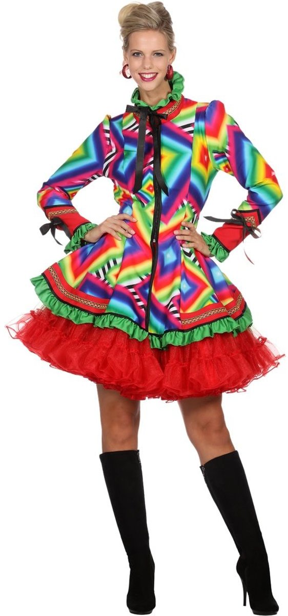 Jaren 80 & 90 Kostuum | Jas Disco Mazzo Vrouw | Maat 44 | Carnaval kostuum | Verkleedkleding